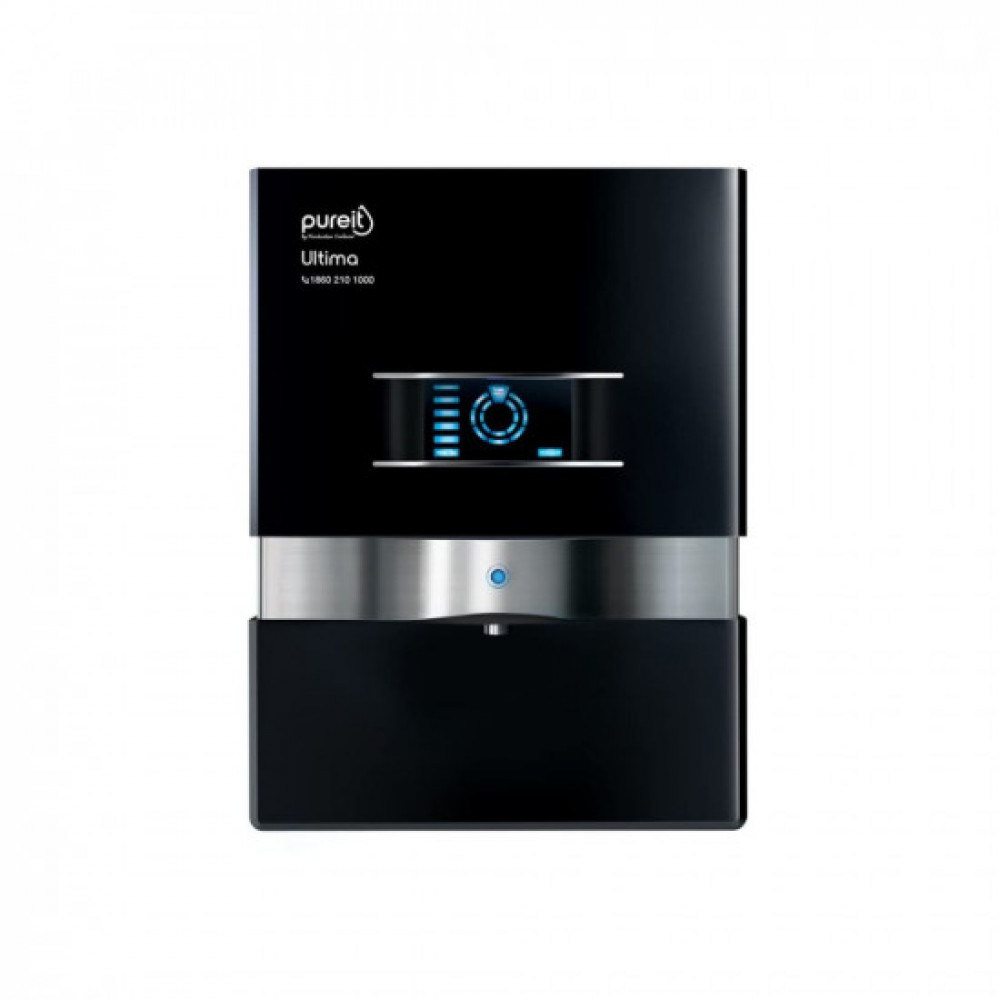 Image of HUL Pureit Ultima Mineral RO + UV + MF 7 stage Table top / wall mountable Black 10 litres Water Purifier