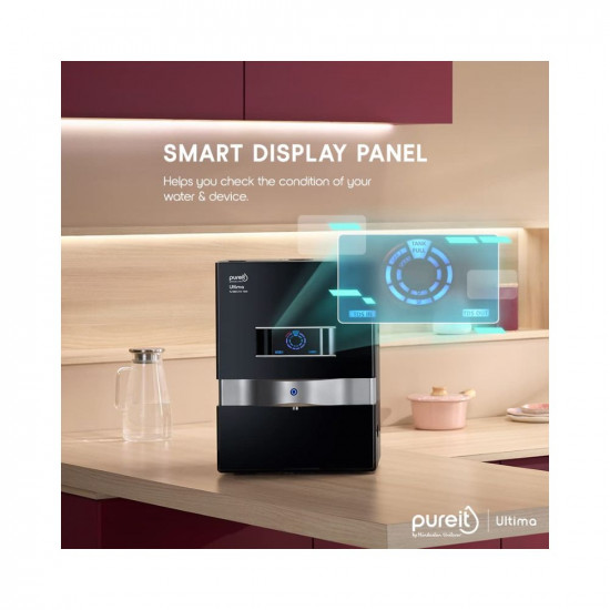 HUL Pureit Ultima Mineral RO UV MF 7 stage Table top wall mountable Black 10 litres Water Purifier