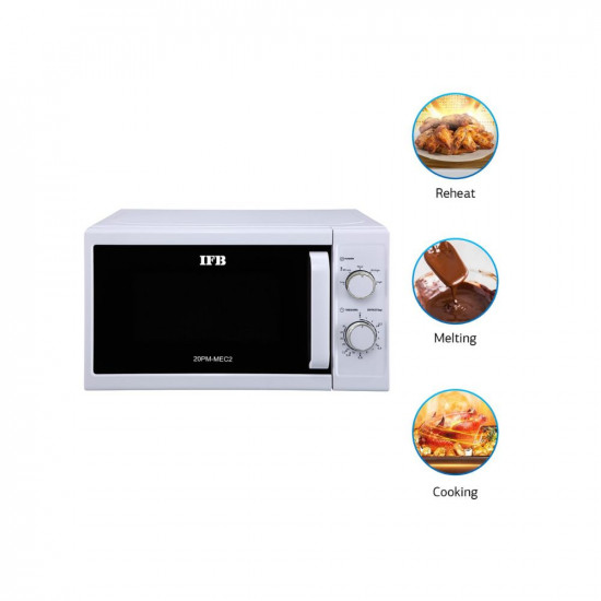 IFB 20 Litre Solo Microwave Oven 20PM-MEC2 White