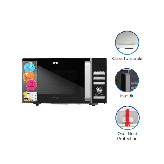 IFB 25 L Solo Microwave Oven 25PM2S Silver