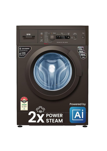 Image of IFB 7 Kg 5 Star with 2X Power Steam, AI Powered, Fully Automatic Front Load Washing Machine (DIVA AQUA MXS 7010, In-built Heater, Mocha)