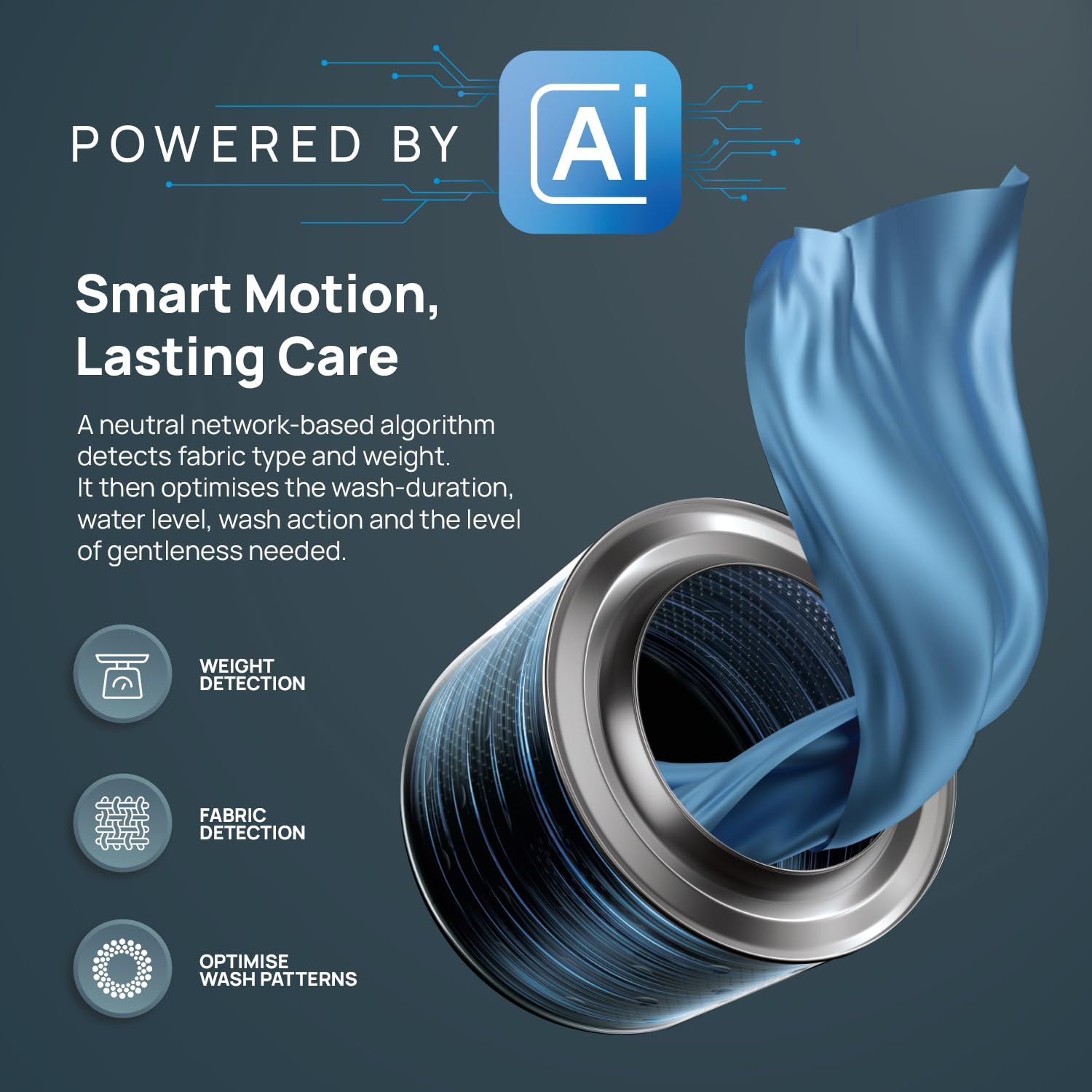 IFB 7 Kg 5 Star with 2X Power Steam AI Powered Fully Automatic Front Load Washing Machine DIVA AQUA MXS 7010 In-built Heater Mocha