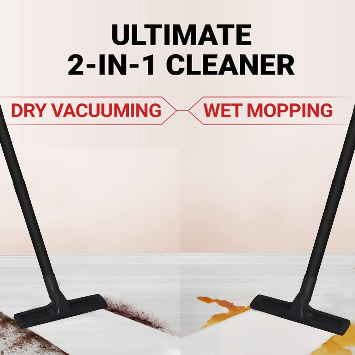 INALSA Wet and Dry Vacuum Cleaner for Home 15 ltr Capacity1400 W 20 kPa Suction  Blower FunctionHEPA Filter Wet Vacuum Cleaner for Sofa House Cleaning MachineStainless Steel Body WD 15