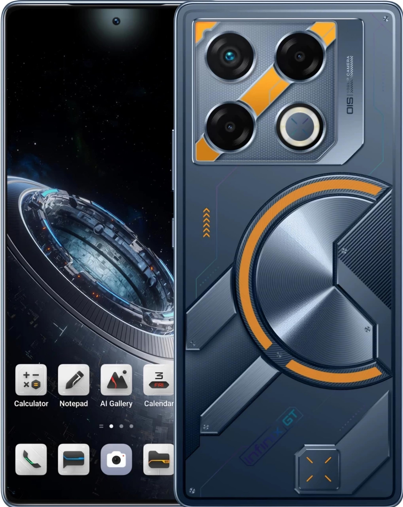 Infinix GT 20 Pro 5G Mecha Orange 8GB RAM 256GB Storage  Up to 16GB Extented RAM  678 AMOLED Display  108MP2MP2MP  32MP Front Camera  MediaTek Dimensity 8200 Processor  45W Fast Charging