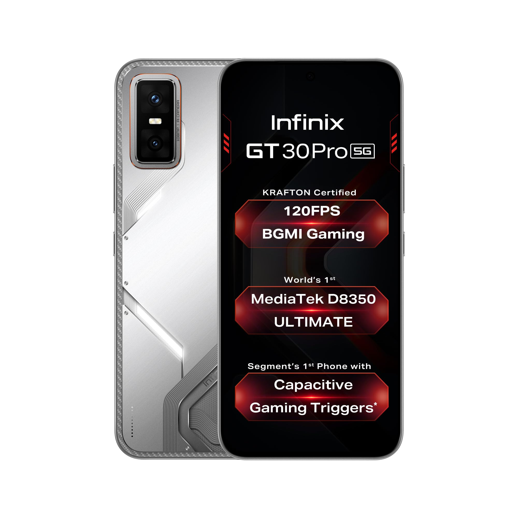 Infinix GT 30 Pro 5G Blade White 8GB 256GB