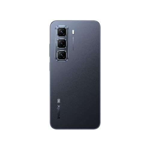 Infinix HOT 50 5G Seek Black 8GB RAM 128GB Storage 5 Year Fluency Rating 48MP Sony Camera 5000mAh Battery with FastCharge 78mm Slim Design AI