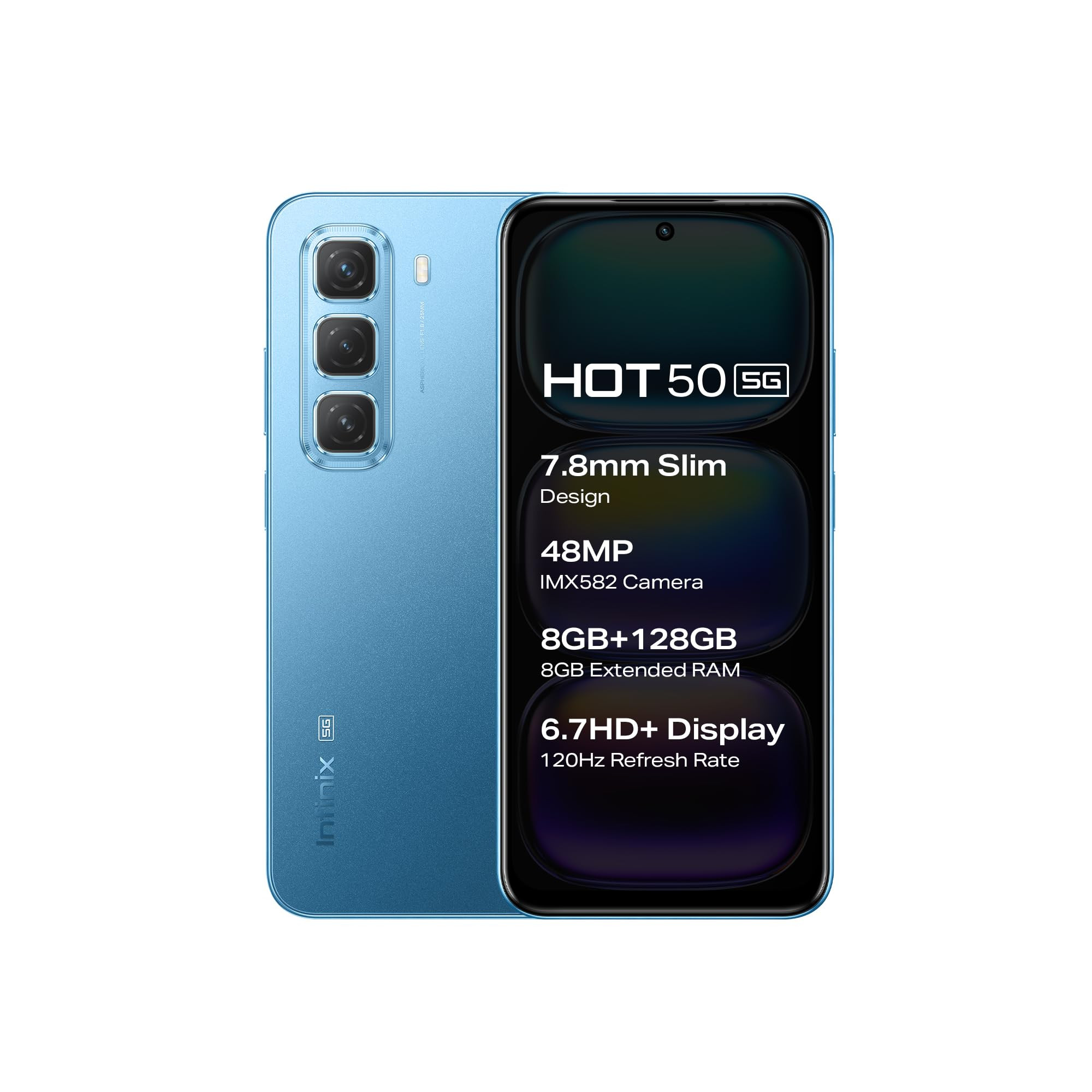 Infinix Hot 50 5G Vibrant Blue 8GB 128GB