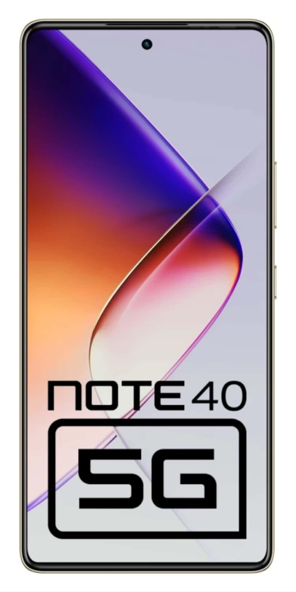 Infinix Note 40 5G Titan Gold 8GB RAM 256GB Storage 120Hz AMOLED Display 108MP OIS Triple Camera Sound by JBL Wireless Charging