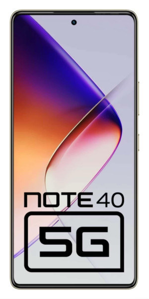 Image of Infinix Note 40 5G (Titan Gold, 8GB RAM, 256GB Storage) | 120Hz AMOLED Display | 108MP OIS Triple Camera | Sound by JBL | Wireless Charging