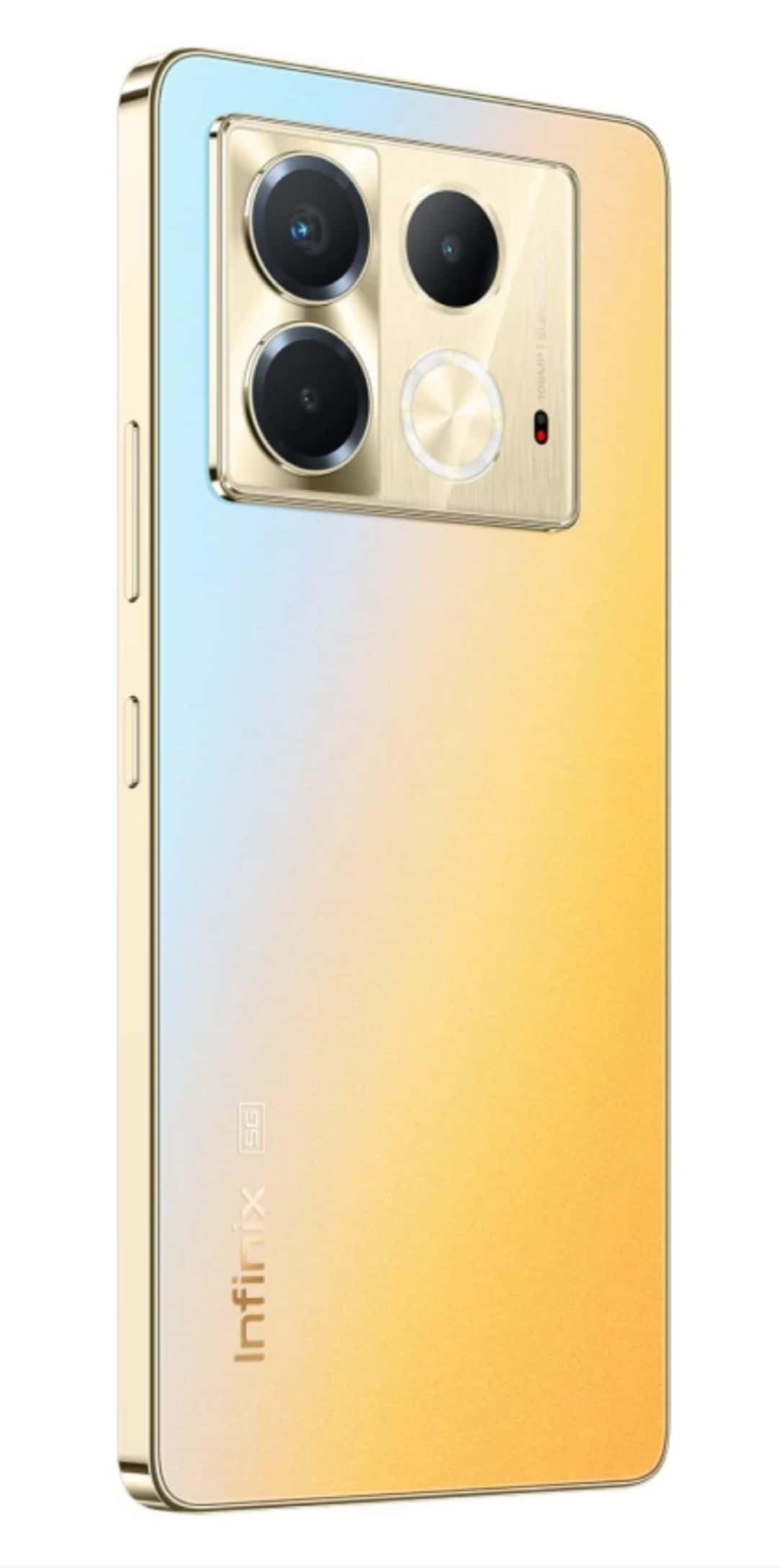 Infinix Note 40 5G Titan Gold 8GB RAM 256GB Storage 120Hz AMOLED Display 108MP OIS Triple Camera Sound by JBL Wireless Charging