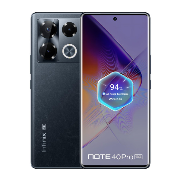 Image of Infinix Note 40 Pro 5G (Obsidian Black, 256GB) (8GB RAM)