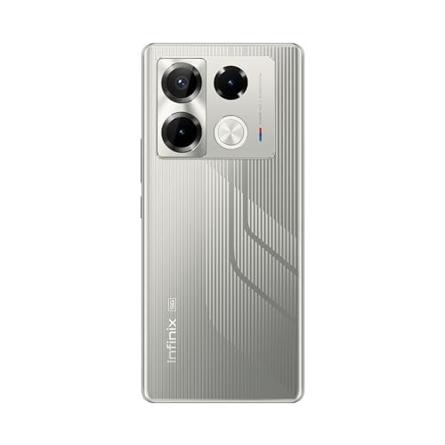 Infinix Note 40 Pro 5G Racing Grey 8GB RAM 256GB Storage  3D Curved AMOLED 120Hz Display  108MP OIS Triple Camera  Wireless Charging  Upto 16GB RAM with 256GB Storage