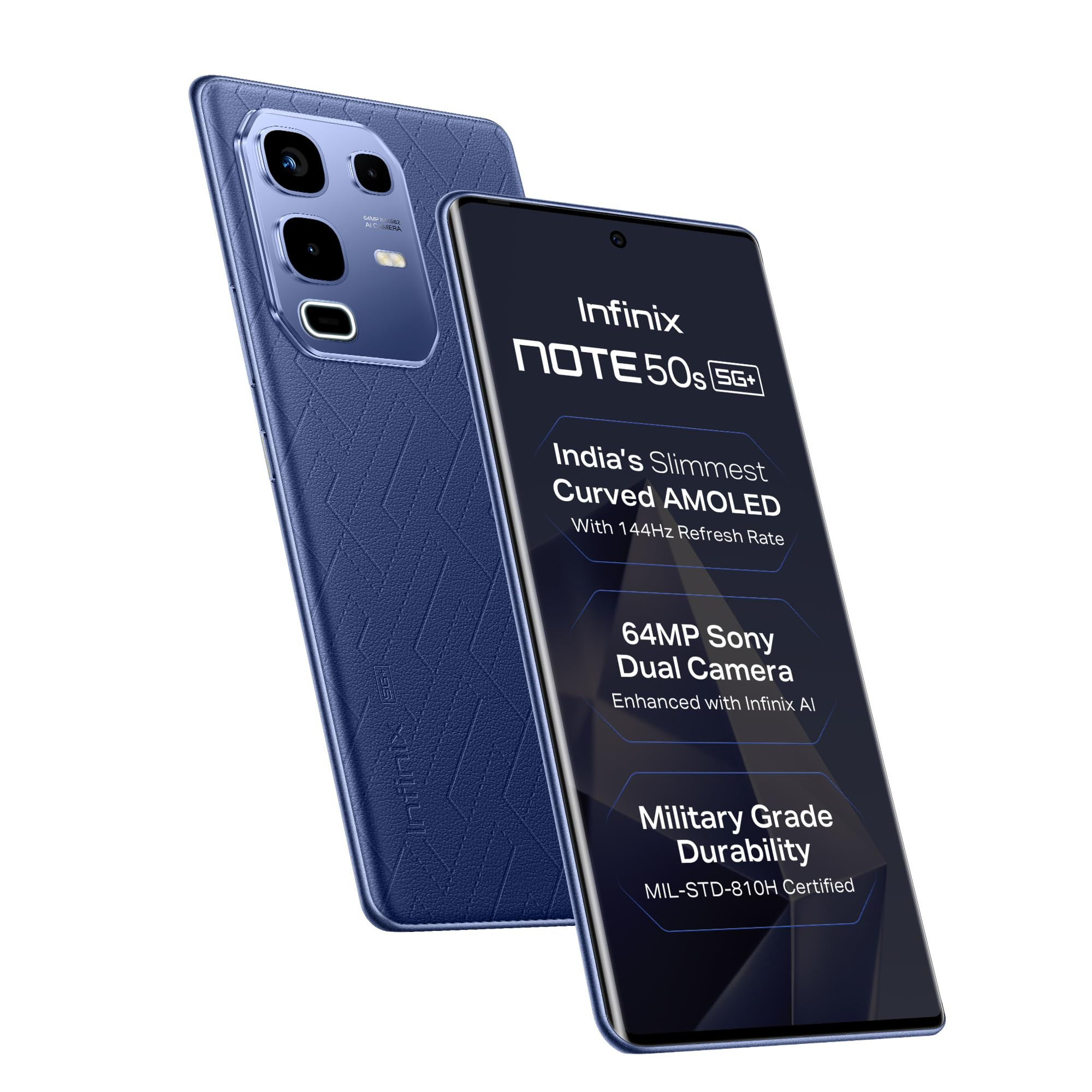 Infinix Note 50s 5G 256GB Marine Drift Blue 8GB RAM