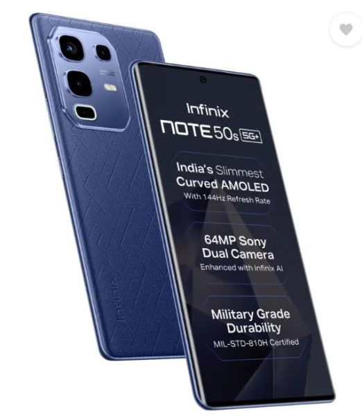 Image of Infinix Note 50s 5G+, Marine Drift (8GB, 128GB)