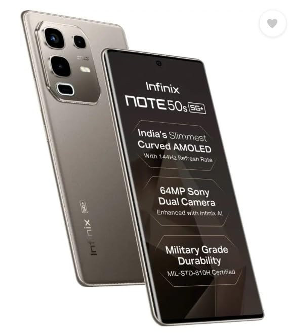 Infinix Note 50s 5G Titanium Grey 8GB 128GB