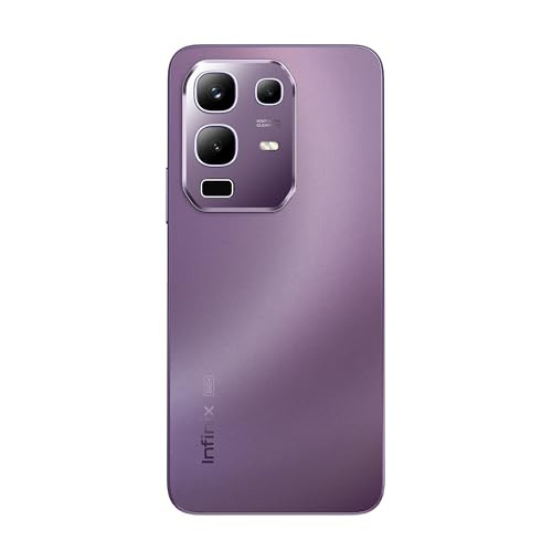 Infinix Note 50x 5G Enchanted Purple 8GB RAM 128GB Storage MediaTek D7300 Ultimate 90FPS BGMI Gaming 5500mAH Battery with 45W FastCharge 650K AnTuTu AI