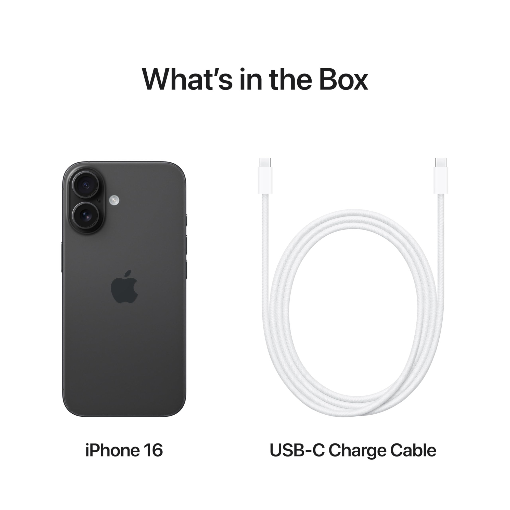 iPhone 16 256 GB 5G Mobile Phone with Camera Control A18 Chip and a Big Boost in Battery Life Works with AirPods Black