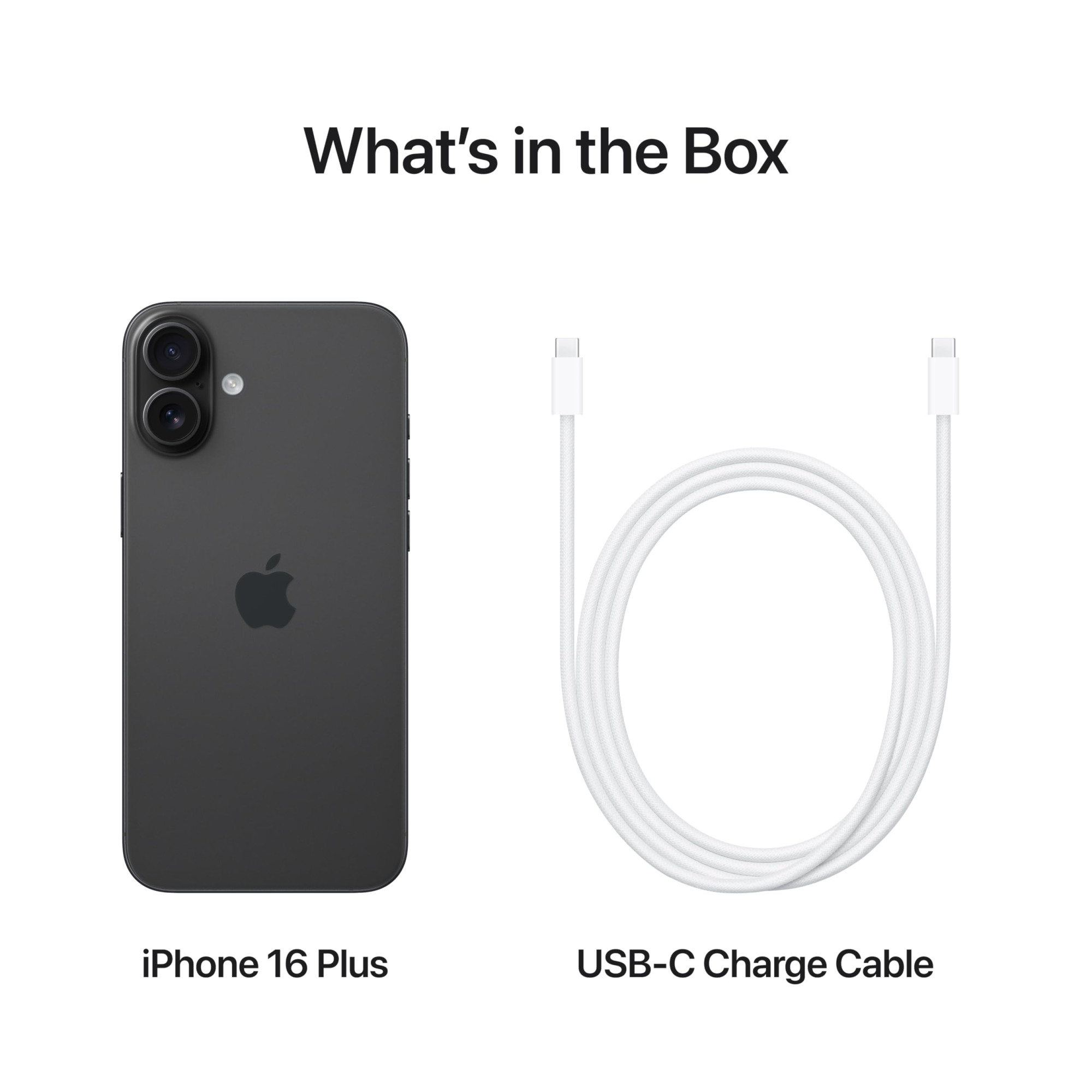 iPhone 16 Plus 128 GB 5G Mobile Phone with Camera Control A18 Chip and a Big Boost in Battery Life Works with AirPods Black