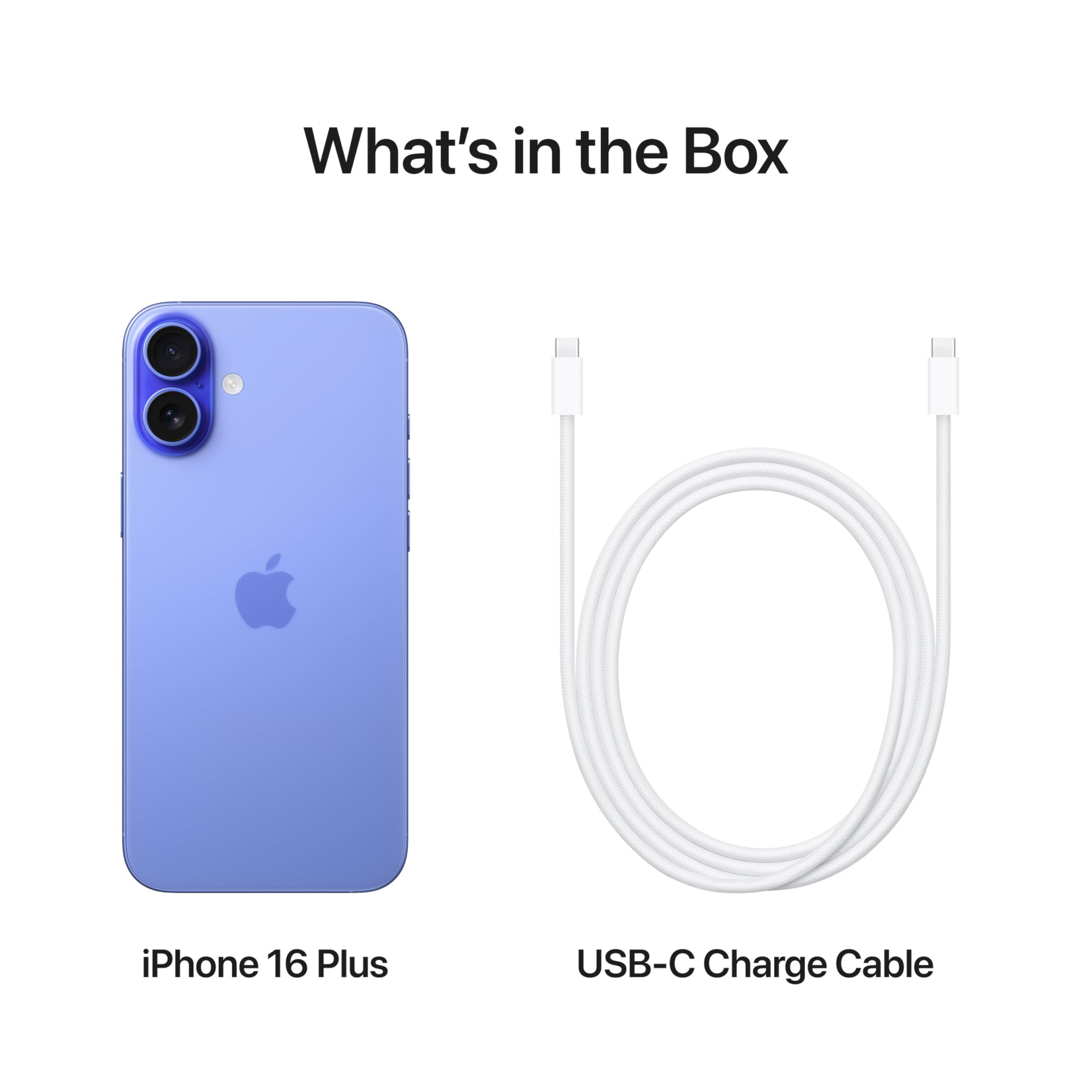 iPhone 16 Plus 128 GB 5G Mobile Phone with Camera Control A18 Chip and a Big Boost in Battery Life Works with AirPods Ultrmarine