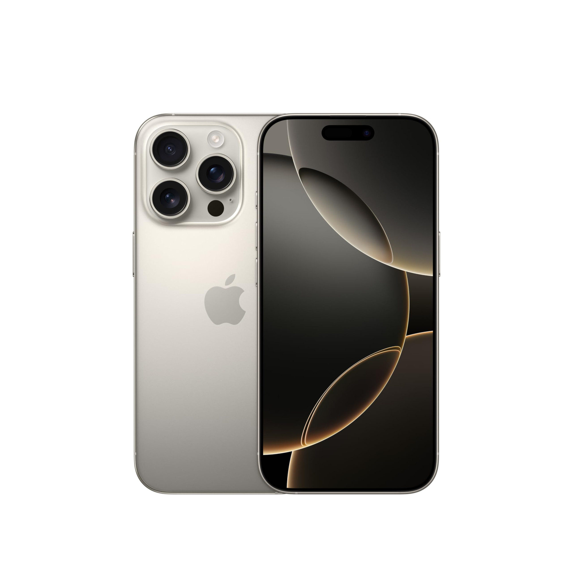 iPhone 16 Pro 256 GB 5G Mobile Phone with Camera Control 4K 120 fps Dolby Vision and a Huge Leap in Battery Life Works with AirPods Natural Titanium