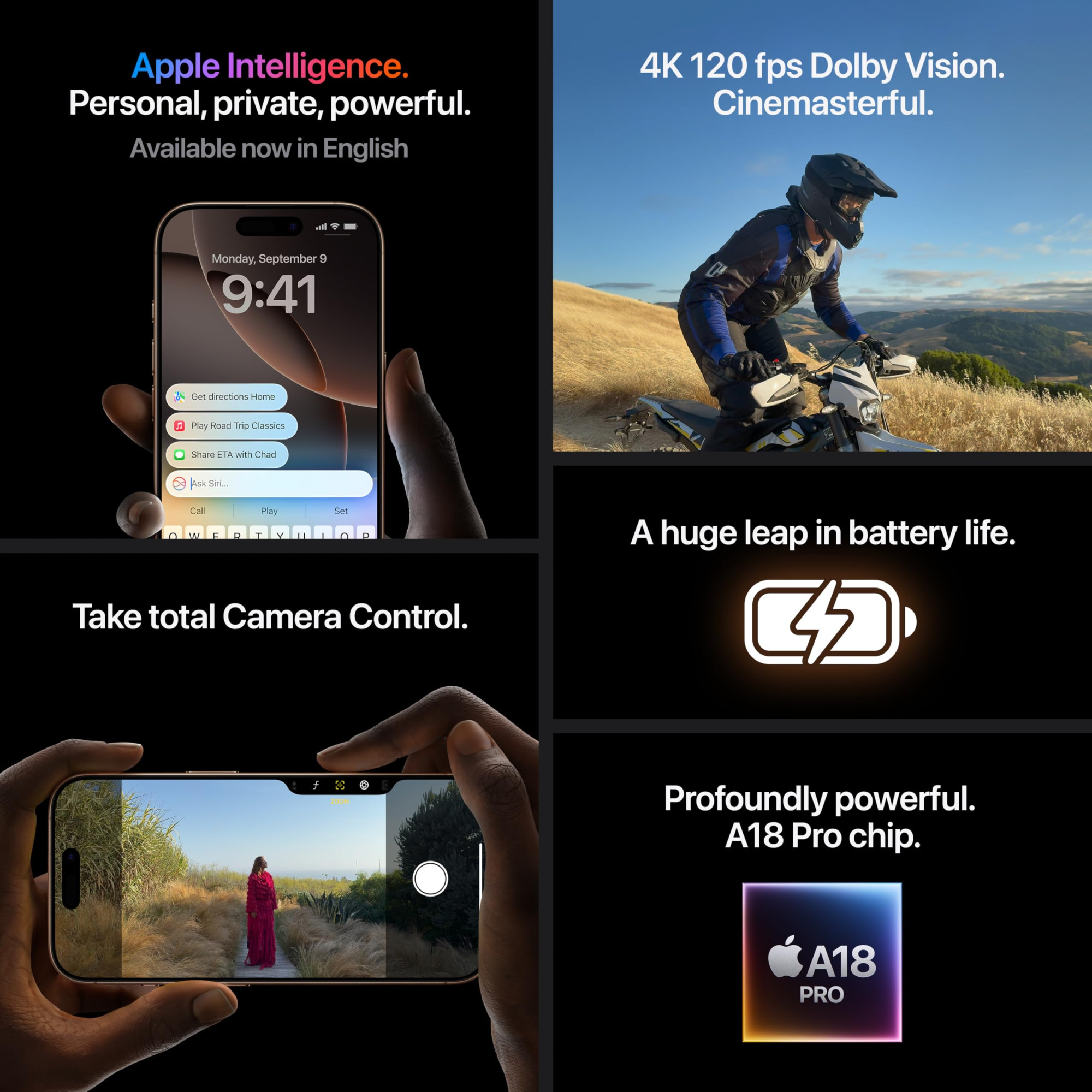 iPhone 16 Pro Max 256 GB 5G Mobile Phone with Camera Control 4K 120 fps Dolby Vision and a Huge Leap in Battery Life Works with AirPods Desert Titanium