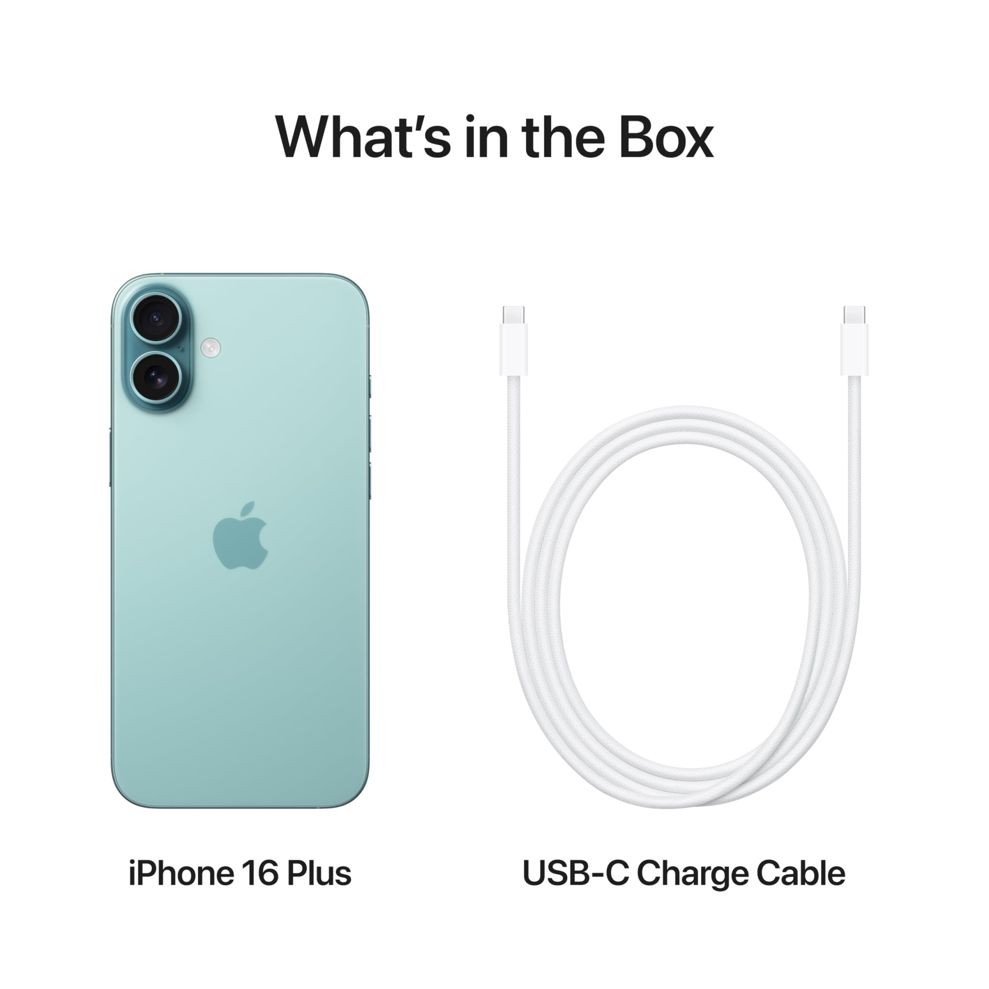iPhone Plus 16 256 GB 5G Mobile Phone with Camera Control A18 Chip and a Big Boost in Battery Life Works with AirPods Teal