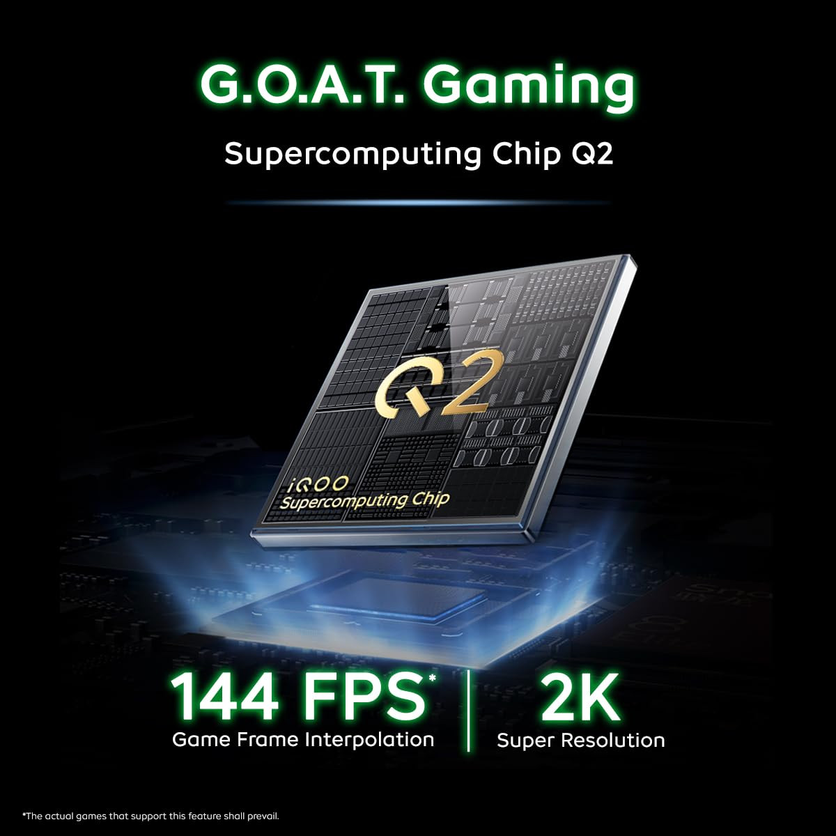 iQOO 13 5G Ace Green 12GB RAM 256GB Storage  Snapdragon 8 Elite Mobile Platform  Worlds First Q10 2K 144Hz Ultra EyeCare Display  Supercomputing chip Q2