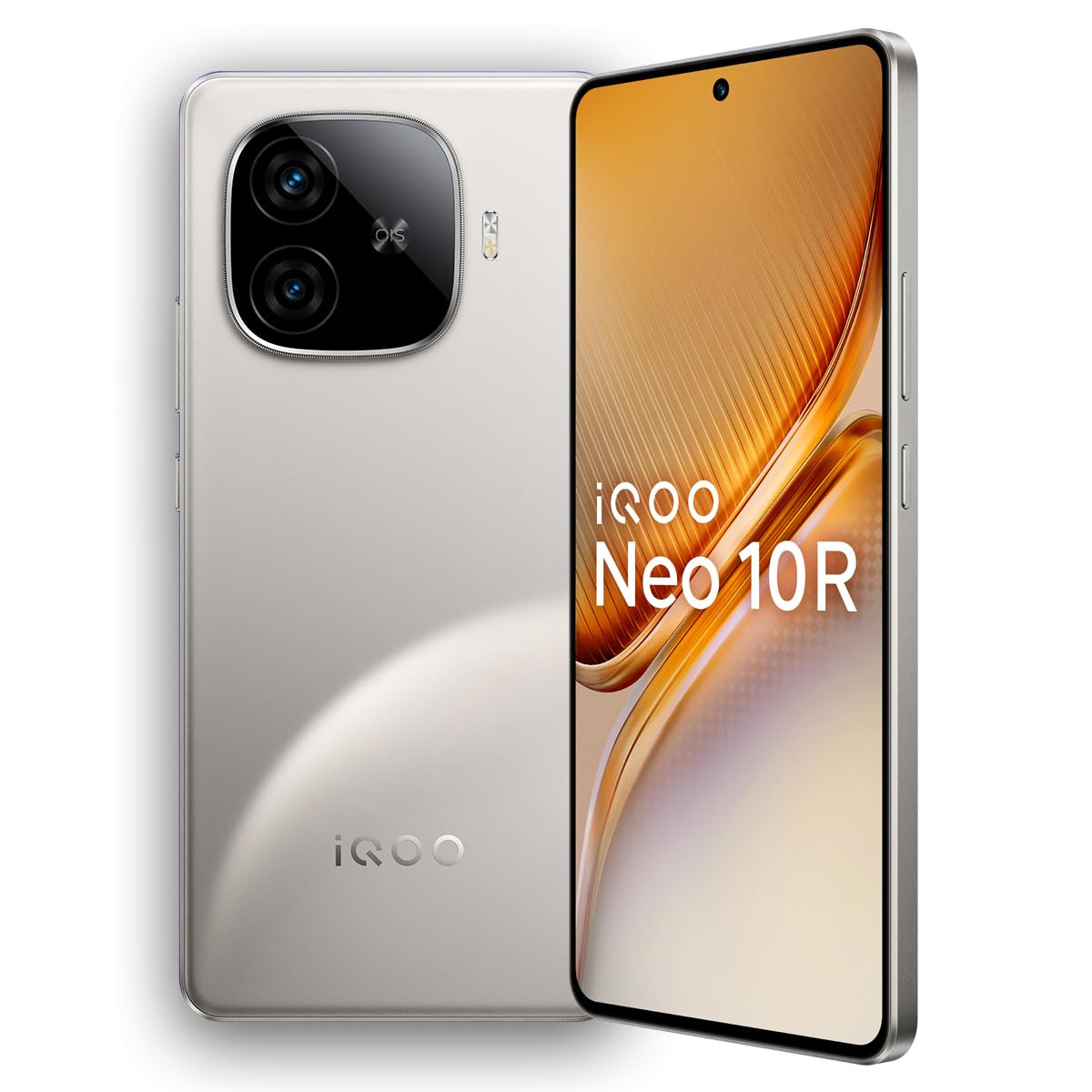 iQOO Neo 10R 5G Moonknight Titanium 12GB RAM 256GB Storage  Snapdragon 8s Gen 3 Processor  Indias Slimmest 6400mAh Battery Smartphone  Segments Most Stable 90FPS for 5 Hours