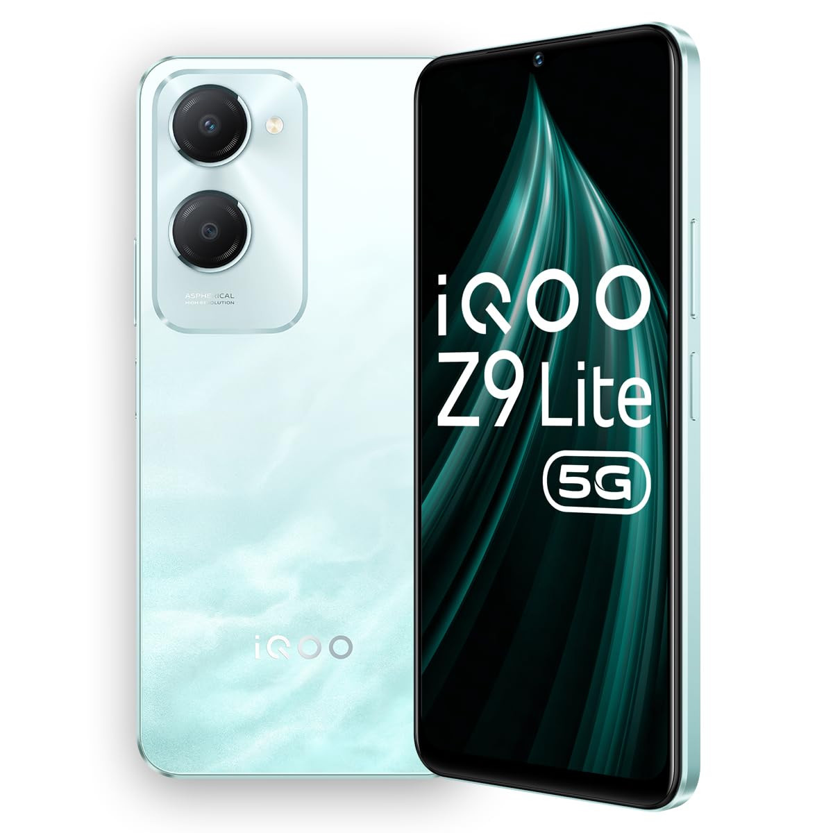 iQOO Z9 Lite 5G Aqua Flow 4GB RAM 128GB Storage  Dimensity 6300 5G  50MP Sony AI Camera  Charger in The Box