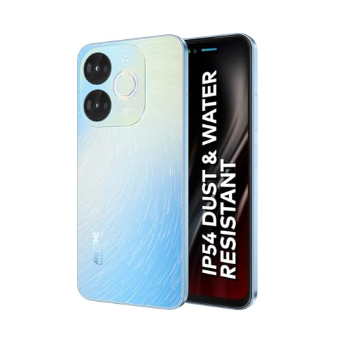 itel A80 120Hz Refresh Rate Punch Hole Display 50MP Super HDR Cam IP54 Dust Splash Resistant 3 Year Fluency Ring Light Notification 8GB RAM 128GB ROM Wave Blue