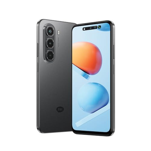 itel A95 5G AI Smartphone 6GB RAM 128GB ROM D6300 5G Processor 67 HD Punch-Hole Display 120Hz Refresh Rate Dynamic Notch 50MP Camera IP54 Dust Water Resistant Shadow Black