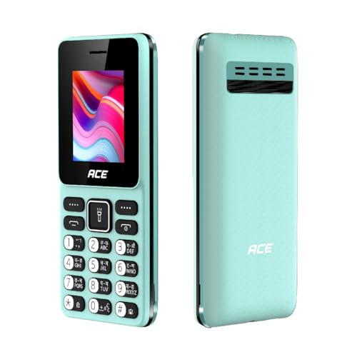 itel Ace 2 Heera - 18 inch Display Size 1000 mAh Battery Vibration Support Bluetooth Support Auto Call Recording and 32GB Expandable Memory Pure Green