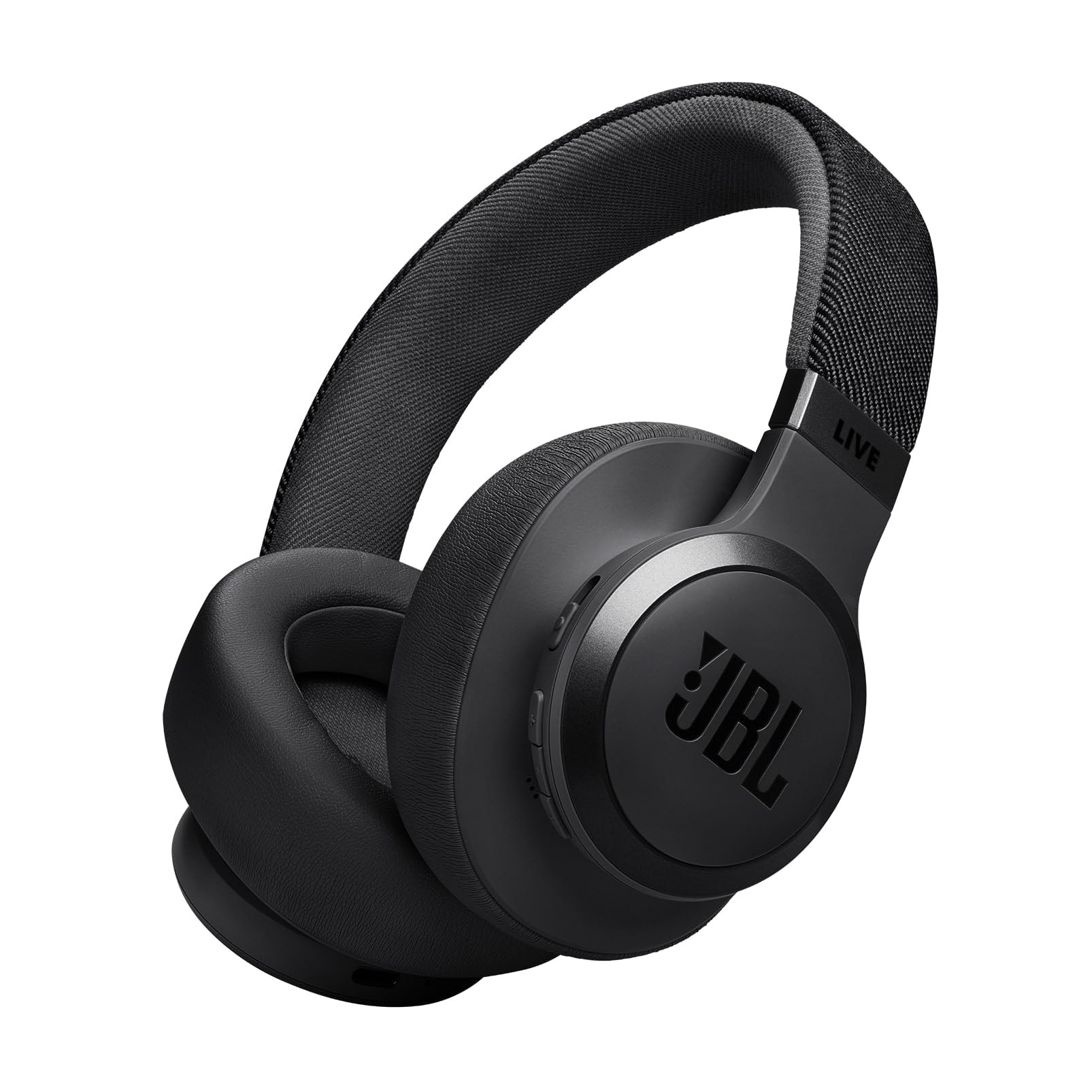 JBL Live 770NC True Adaptive Noise Cancellation Headphones Wireless Over Ear Spatial Sound 65Hrs Playtime Speed Charge Multipoint Connect and Personi-Fi 20 BT 53 Google Fast Pair Alexa Black