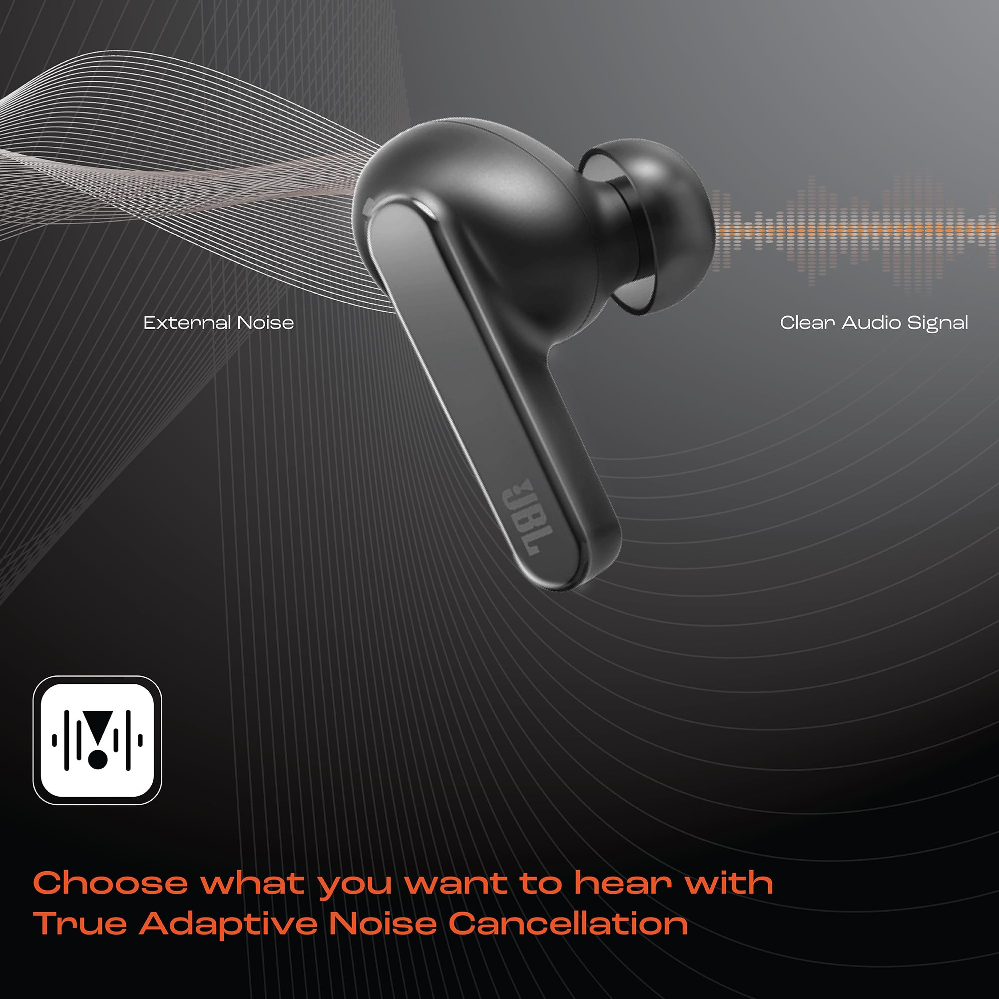 JBL Live Pro 2 Premium in Ear Wireless TWS Earbuds ANC Earbuds 40Hr Playtime Dual Connect Customized Bass with Headphones App 6 Mics for Clear Calls Wireless Charging Alexa Built-in Black