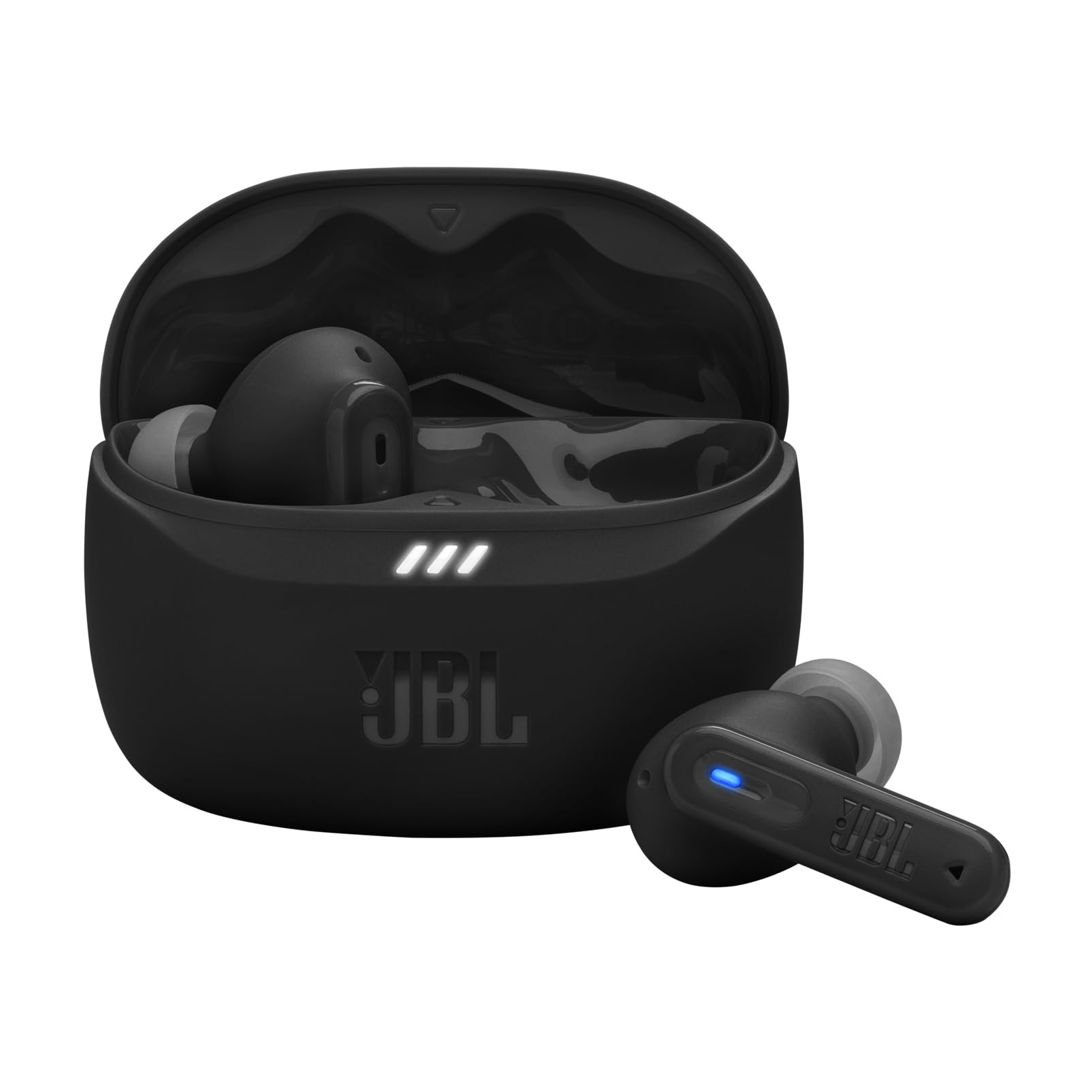 JBL New Launch Tune Beam 2 TWS ANC Earbuds 48Hr PlaytimeDual Connect Ambient Aware Relax Mode Customized EQ with Headphones App 6 Mics for Clear Calls Spatial Sound Personi-Fi 30 Black