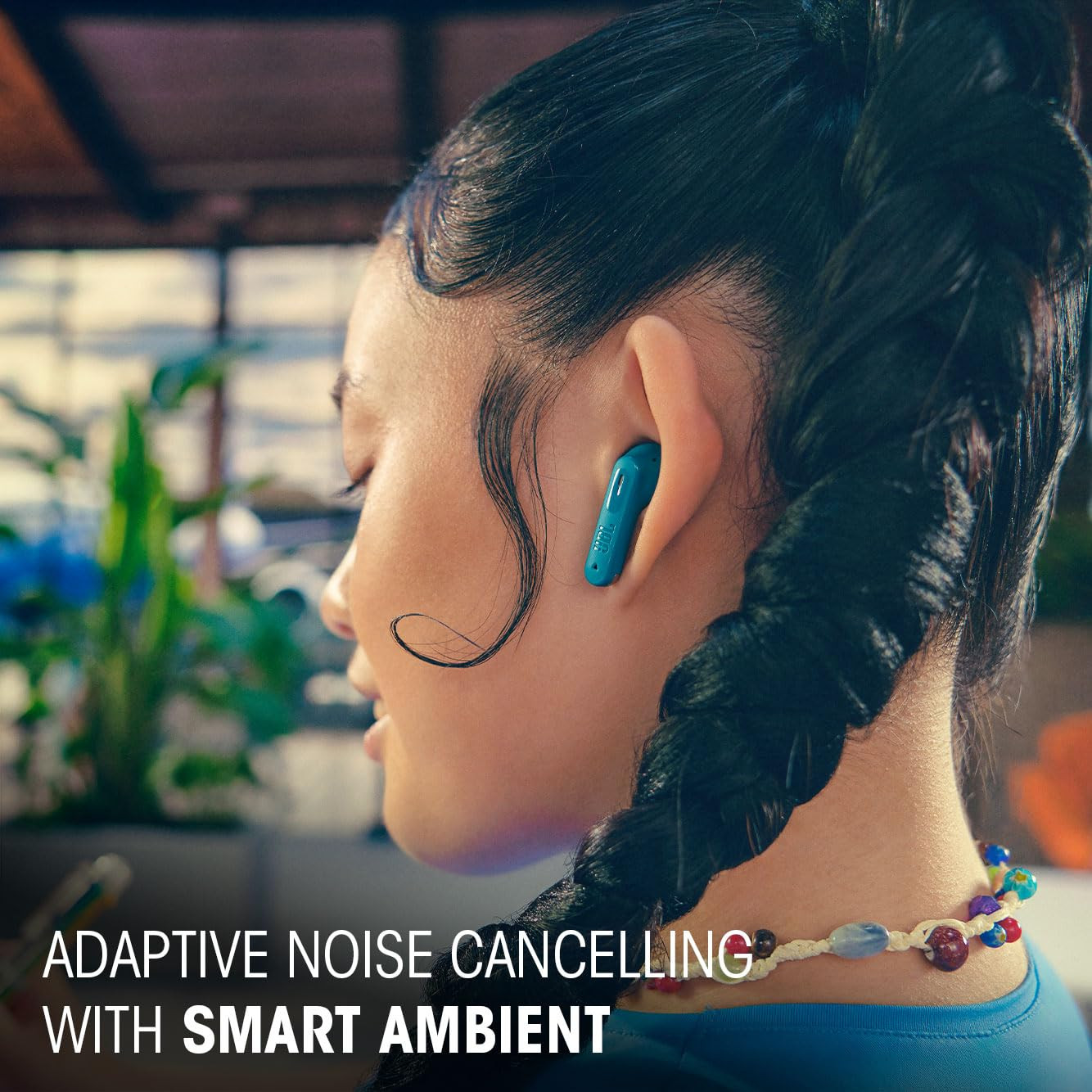 JBL New Launch Tune Beam 2 TWS ANC Earbuds 48Hr PlaytimeDual Connect Ambient Aware Relax Mode Customized EQ with Headphones App 6 Mics for Clear Calls Spatial Sound Personi-Fi 30 Black