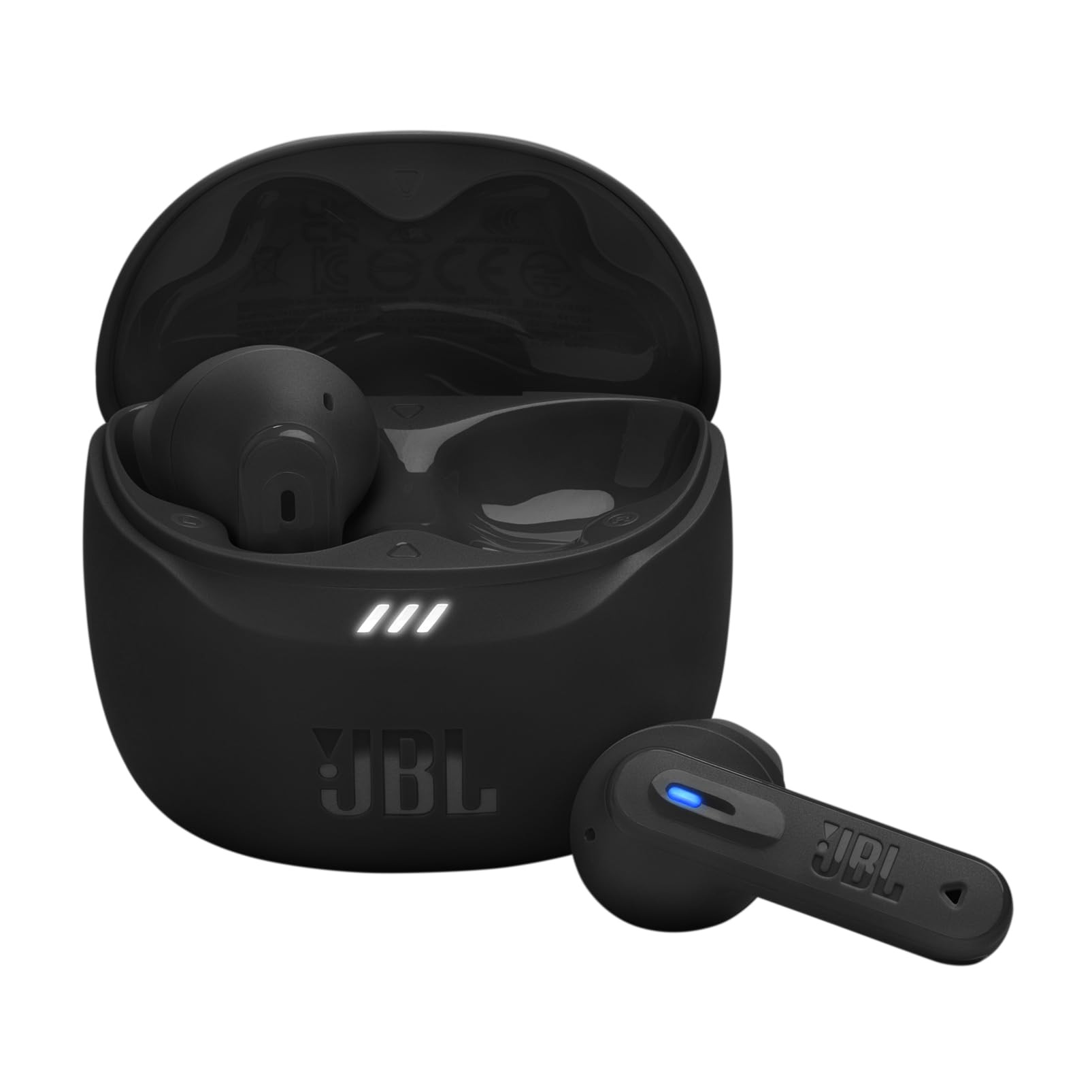 JBL New Launch Tune Flex 2 TWS ANC Earbuds 48Hr PlaytimeDual Connect Ambient Aware Relax Mode Customized EQ with Headphones App 6 Mics for Clear Calls Spatial Sound Personi-Fi 30 Black