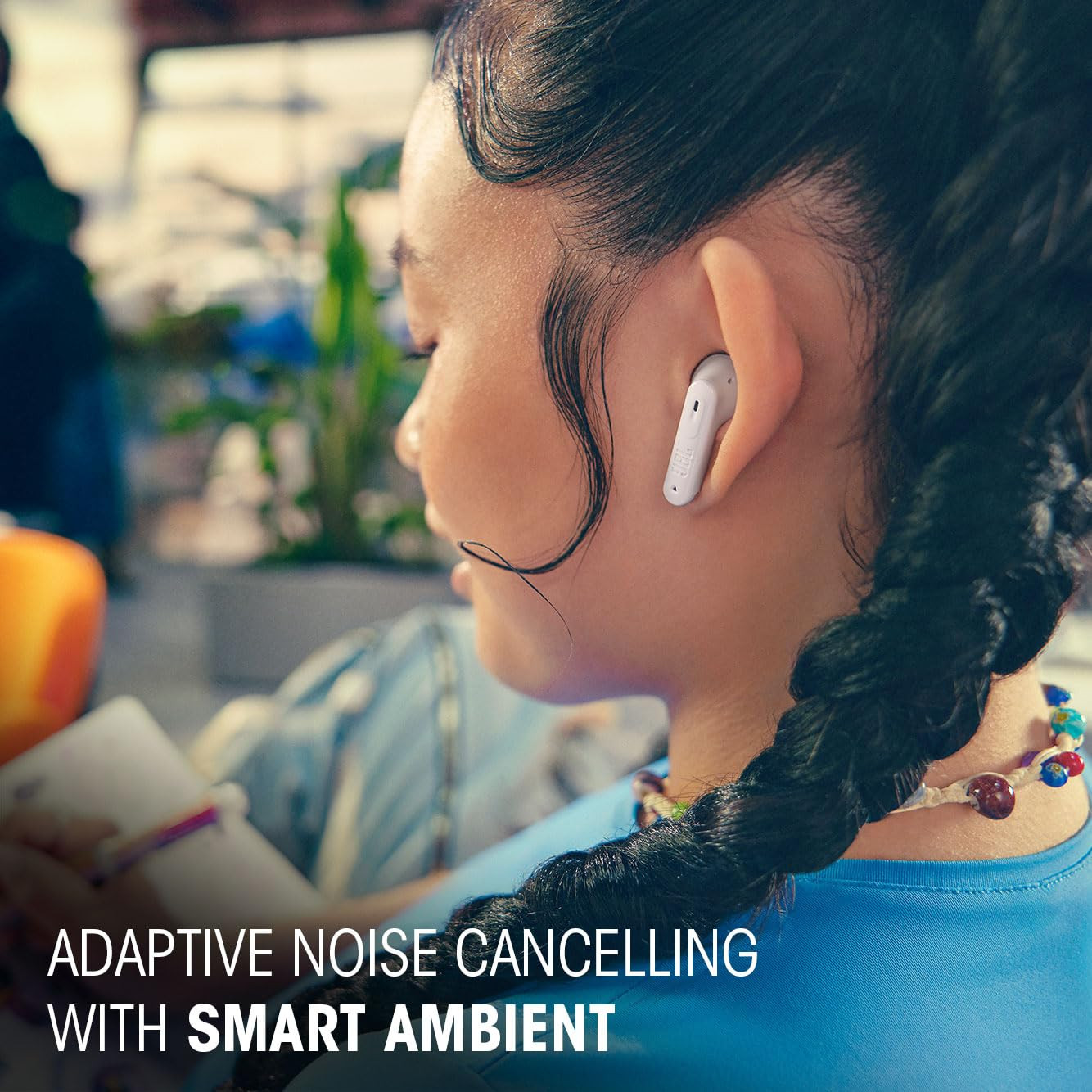 JBL New Launch Tune Flex 2 TWS ANC Earbuds 48Hr PlaytimeDual Connect Ambient Aware Relax Mode Customized EQ with Headphones App 6 Mics for Clear Calls Spatial Sound Personi-Fi 30 Black