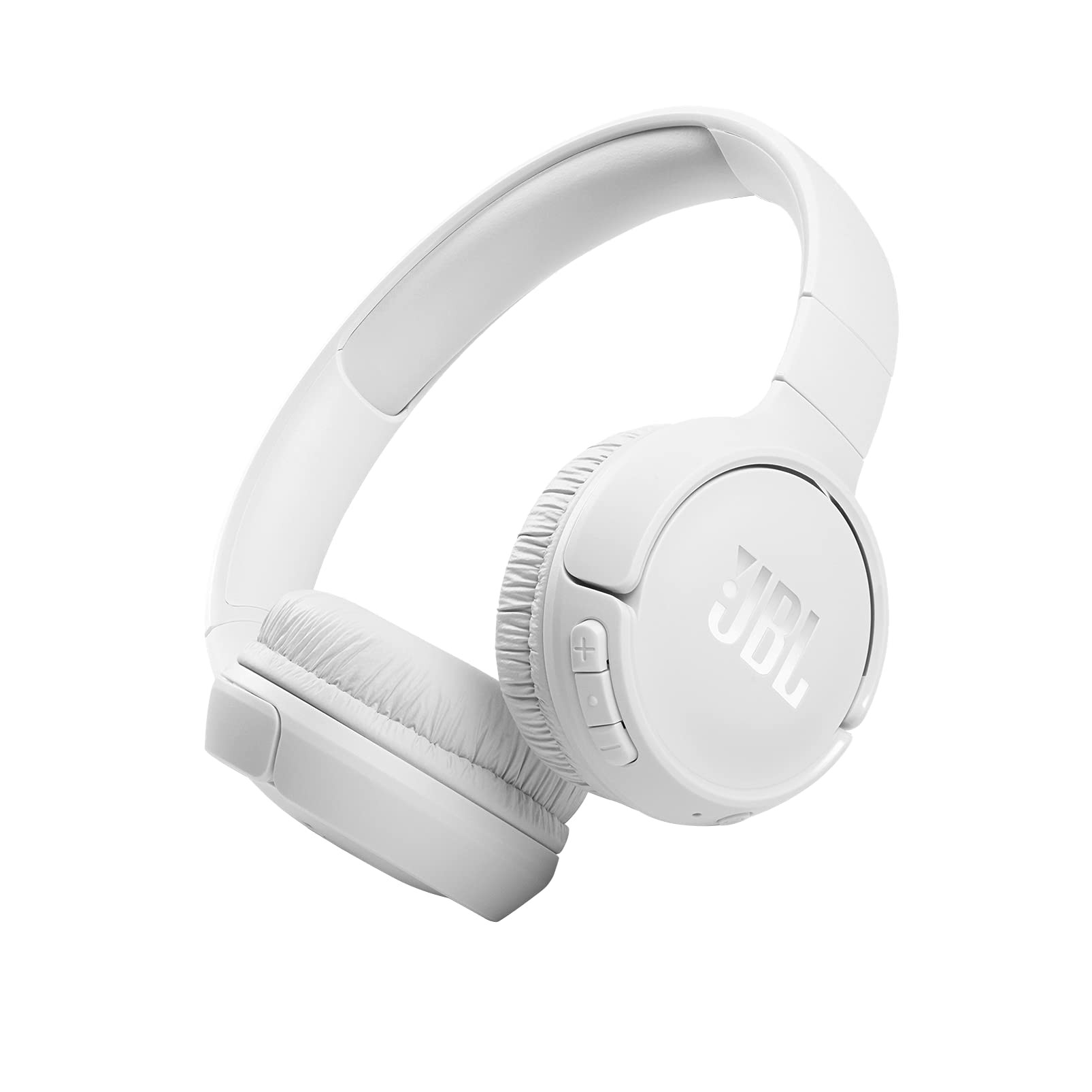 JBL Tune 510BT On Ear Wireless Headphones with Mic up to 40 Hours Playtime Pure Bass Quick Charging Dual Pairing Bluetooth 50 Voice Assistant Support for Mobile Phones White