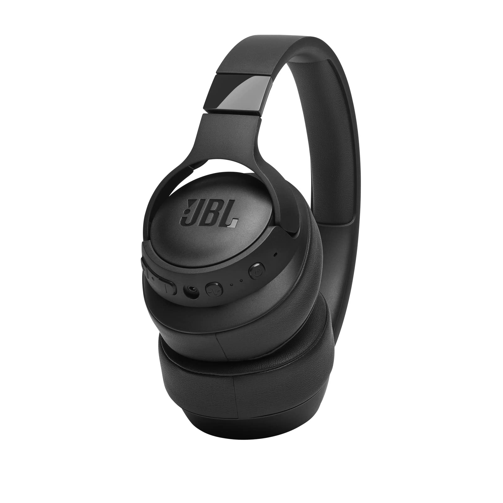 JBL Tune 760NC Wireless Over Ear Active Noise Cancellation Headphones with Mic Upto 50 Hours Playtime Multi-Device Connectivity Pure Bass AUX Voice Assistant Support for Mobile Phones Black