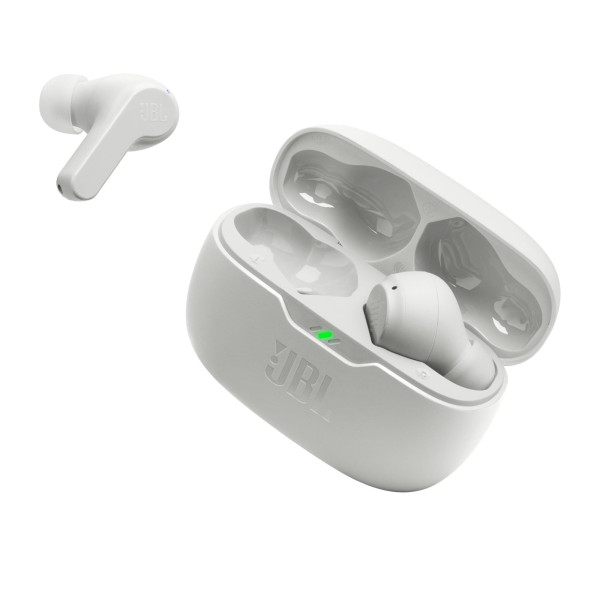 Image of JBL Vibe Beam in-Ear Wireless Earbuds (TWS) with Mic,App for Customized Extra Bass Eq,32 Hours Battery&amp;Quick Charge,Ip54 Water&amp;Dust Resistance,Ambient Aware&amp;Talk-Thru,Google Fastpair (White)
