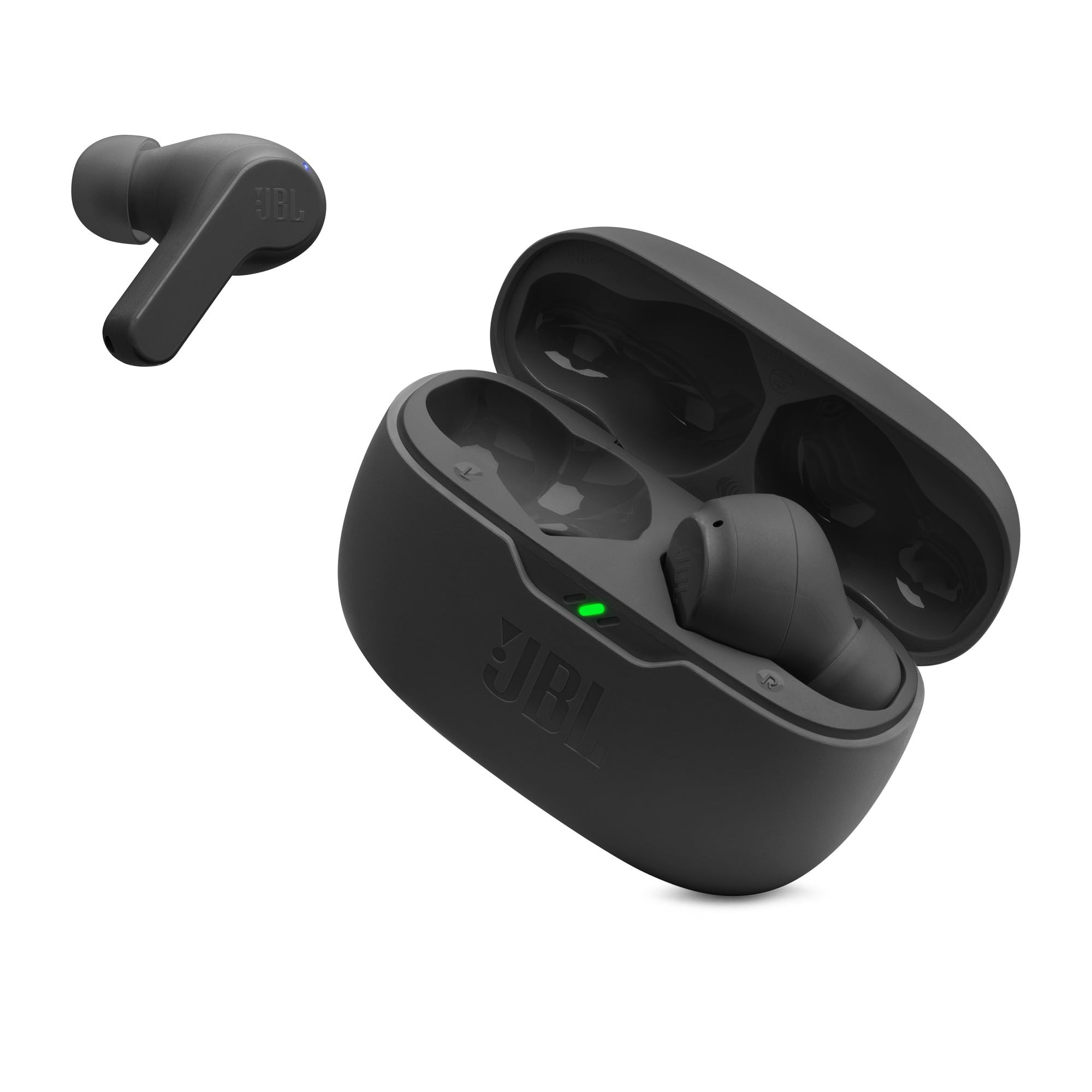 JBL Vibe Beam in-Ear Wireless Earbuds TWS with MicApp for Customized Extra Bass Eq32 Hours BatteryQuick ChargeIp54 WaterDust ResistanceAmbient AwareTalk-ThruGoogle Fastpair Black