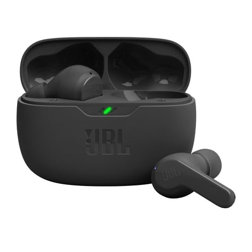 JBL Vibe Beam in-Ear Wireless Earbuds TWS with MicApp for Customized Extra Bass Eq32 Hours BatteryQuick ChargeIp54 WaterDust ResistanceAmbient AwareTalk-ThruGoogle Fastpair Black