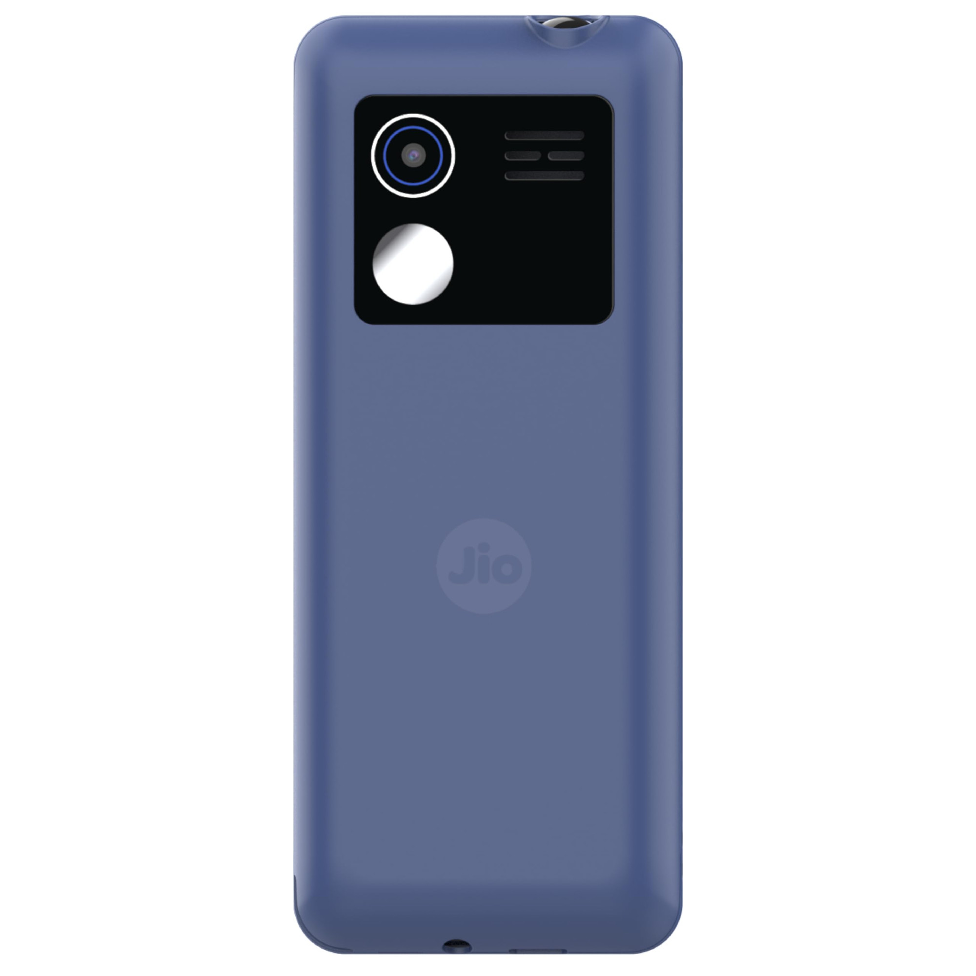 JioBharat V2 4G Phone with JioTV JioHotstar JioSoundPay JioSaavn Long Lasting Battery LED Torch Digital Camera Blue Locked for JioNetwork
