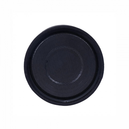 JXL 1280 12 Inch Active Bass Tube Subwoofer with Imported Amplifier 6500W Black Round