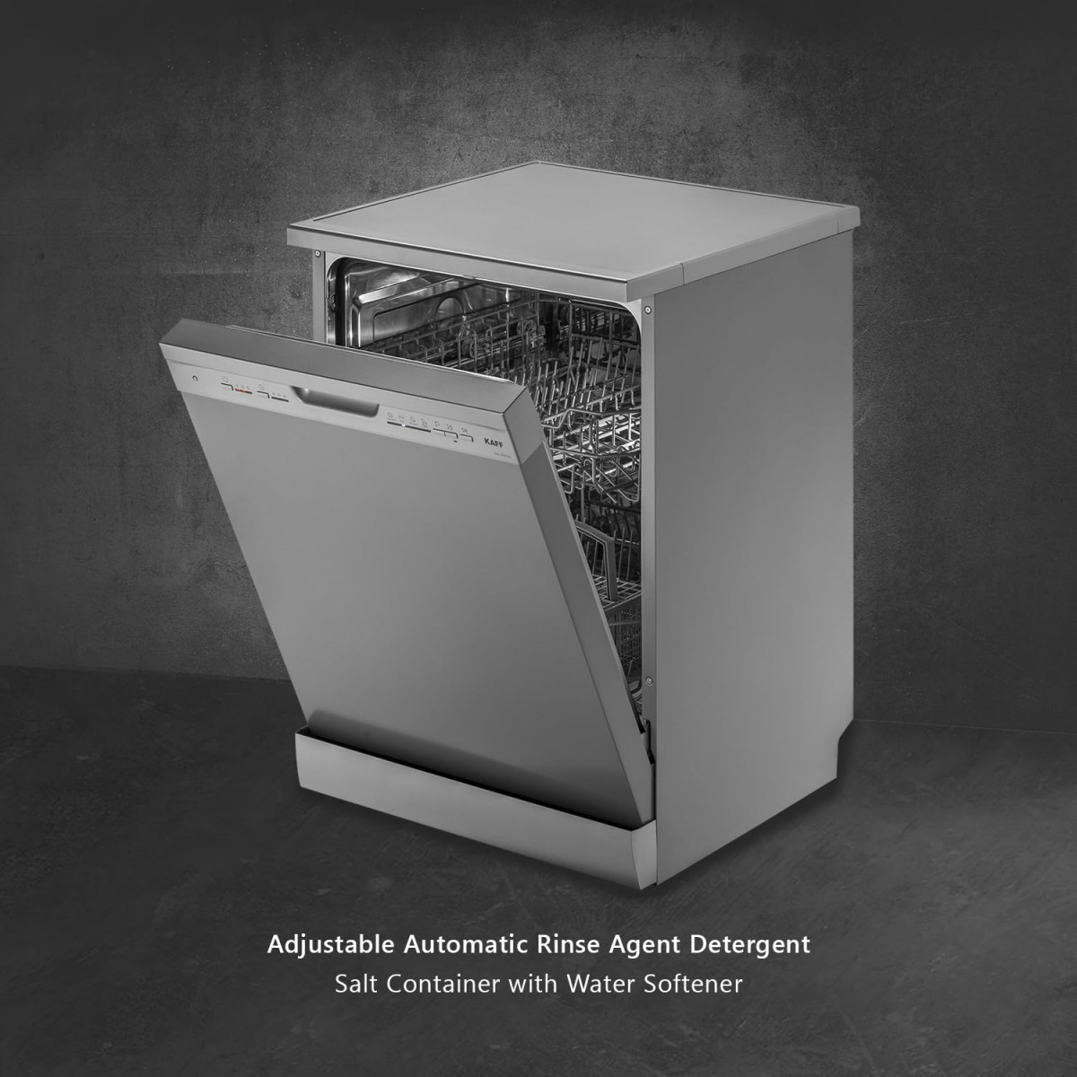 KAFF Centra 12 Place Settings Free Standing Dishwasher with Digital Display 3 Stage Filtration