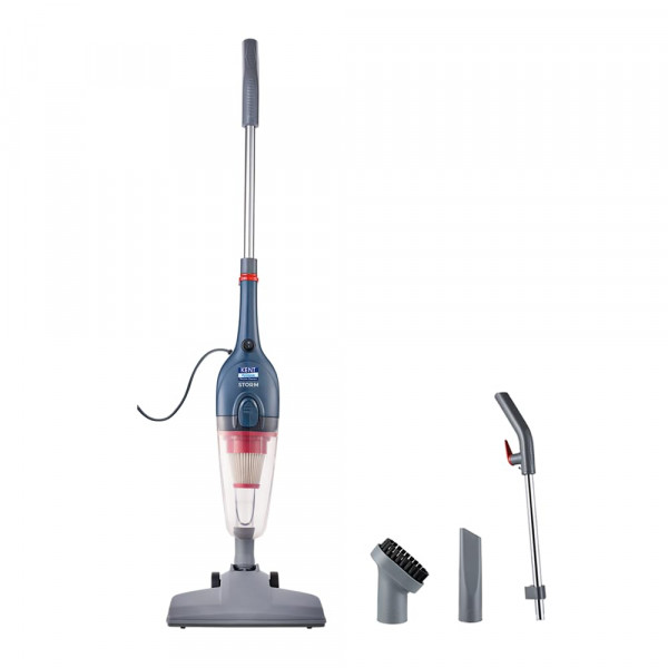 Image of KENT Storm Vacuum Cleaner 600W | Cyclone5 Technology and HEPA Filter | Bagless Design | Ideal for Floors, Curtains, Carpets, Sofa | Grey