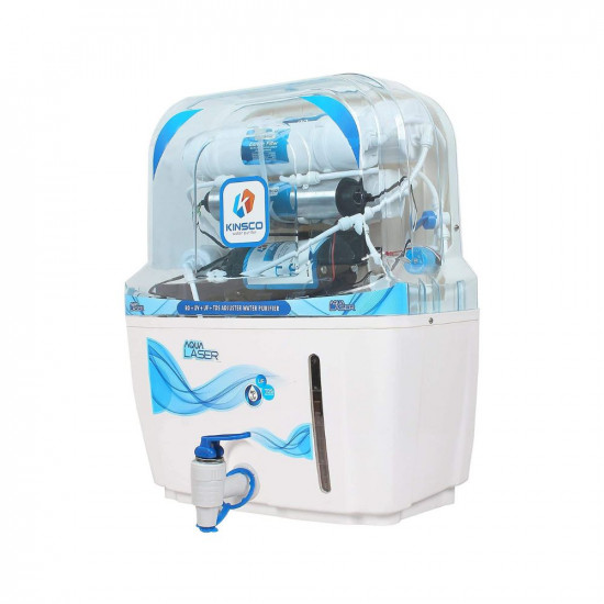 Kinsco Genuine Aqua Laser 15 Litre RO  Uv  UF  TDS Adjuster Water Purifier for home office