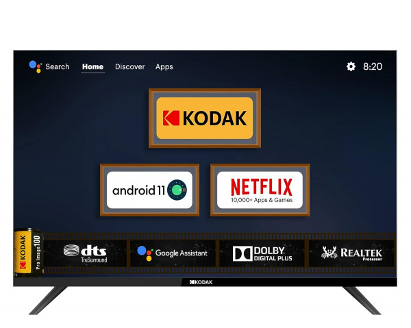 Image of Kodak 100 cm (40 inches) 9XPRO Series Full HD Certified Android LED TV 409X5061 (Black)