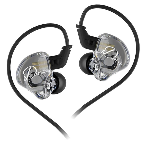 Image of KZ Dawn in Ear Monitor Earphone with Mic, Super-Linear Dynamic Driver, Enhanced Soundstage IEM Earphones with Silver-Plated and OFC Cable Options (ofc Cable, no mic)